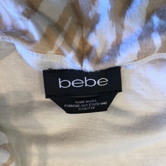 Bebe Strapless Zebra Print Maxi Dress - Picture 5 of 5